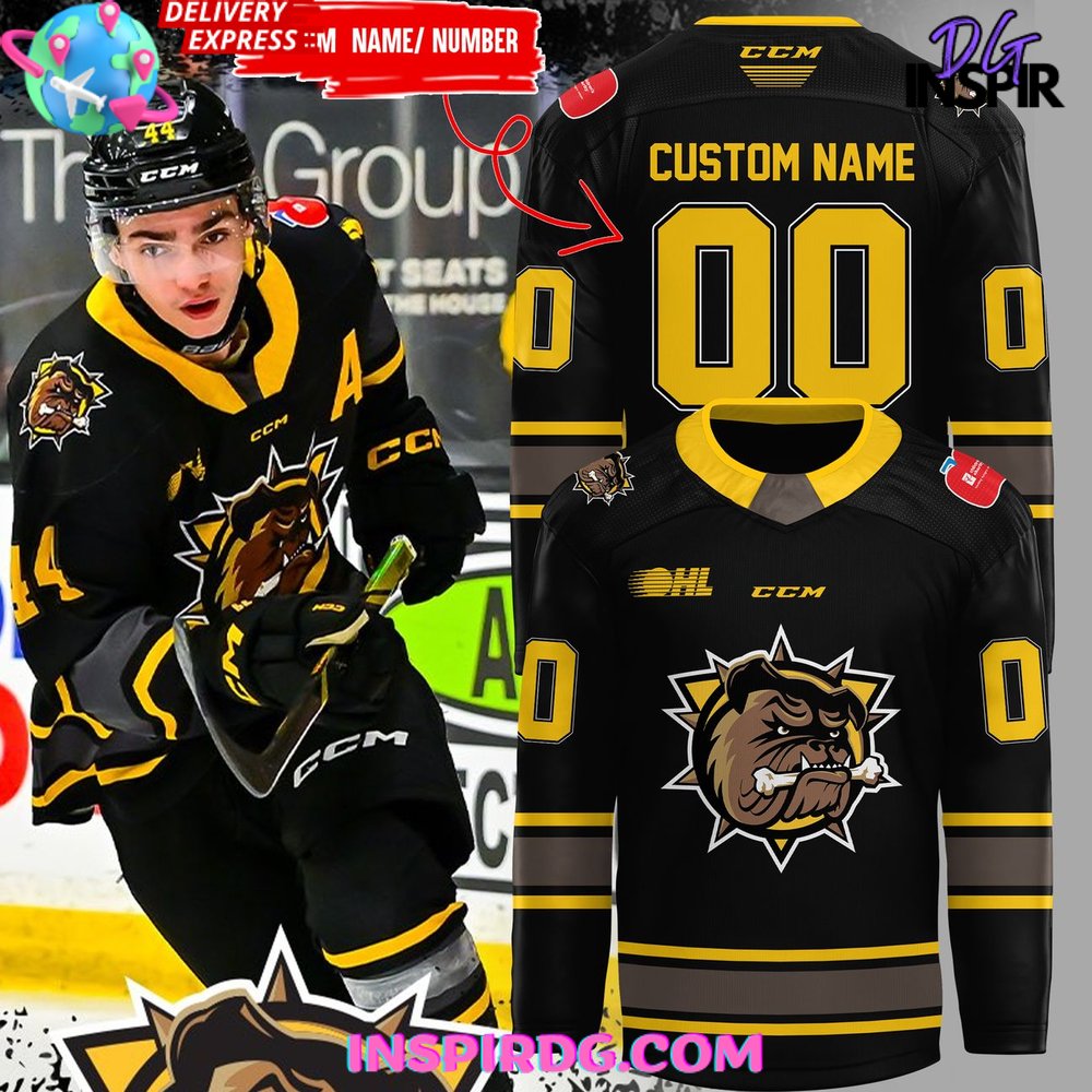 Brantford Bulldogs New Season 2025 Hockey Jersey