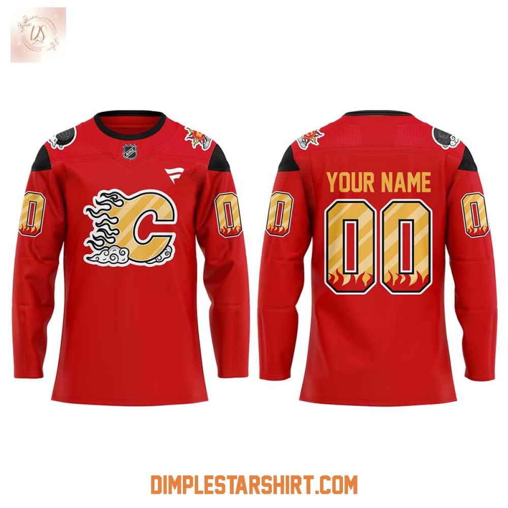 Calgary Flames Lunar New Years Hockey Jersey