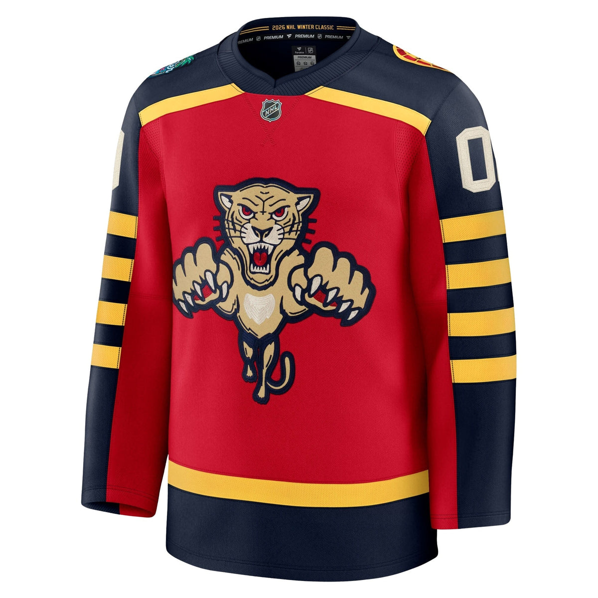 Customizable Florida Panthers 2026 Fanatics Premium Winter Classic Jersey