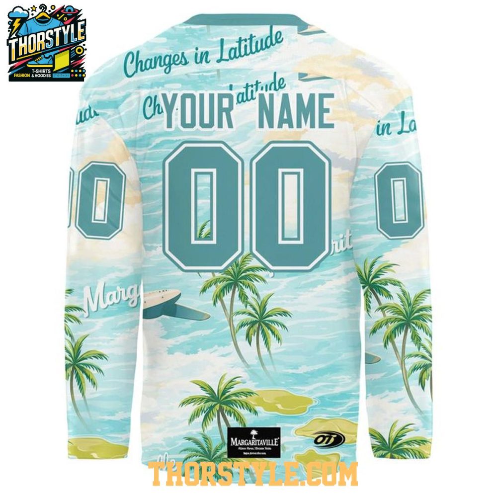 Florida Everblades Margaritaville Night 2026 Hawaii Personalized Hockey Jersey