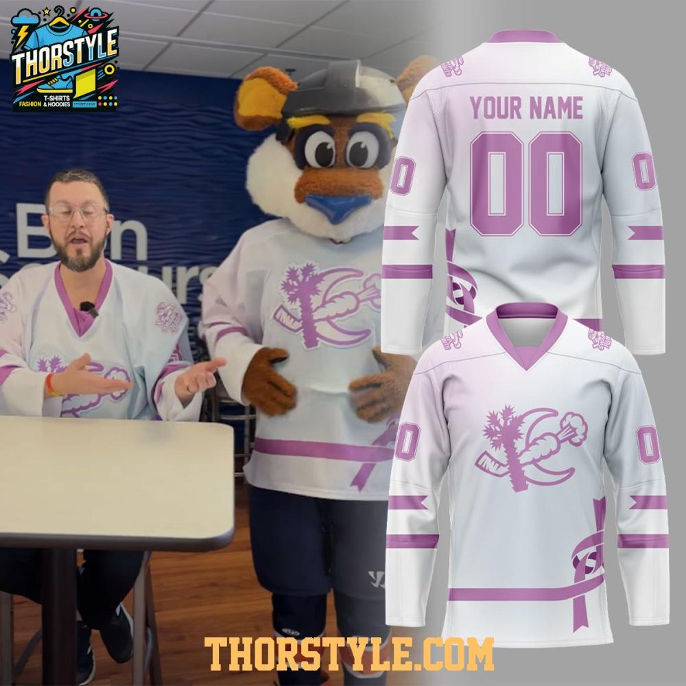 Greenville Swamp Rabbits 2026 Fight Cancer Personalized Hockey Jersey