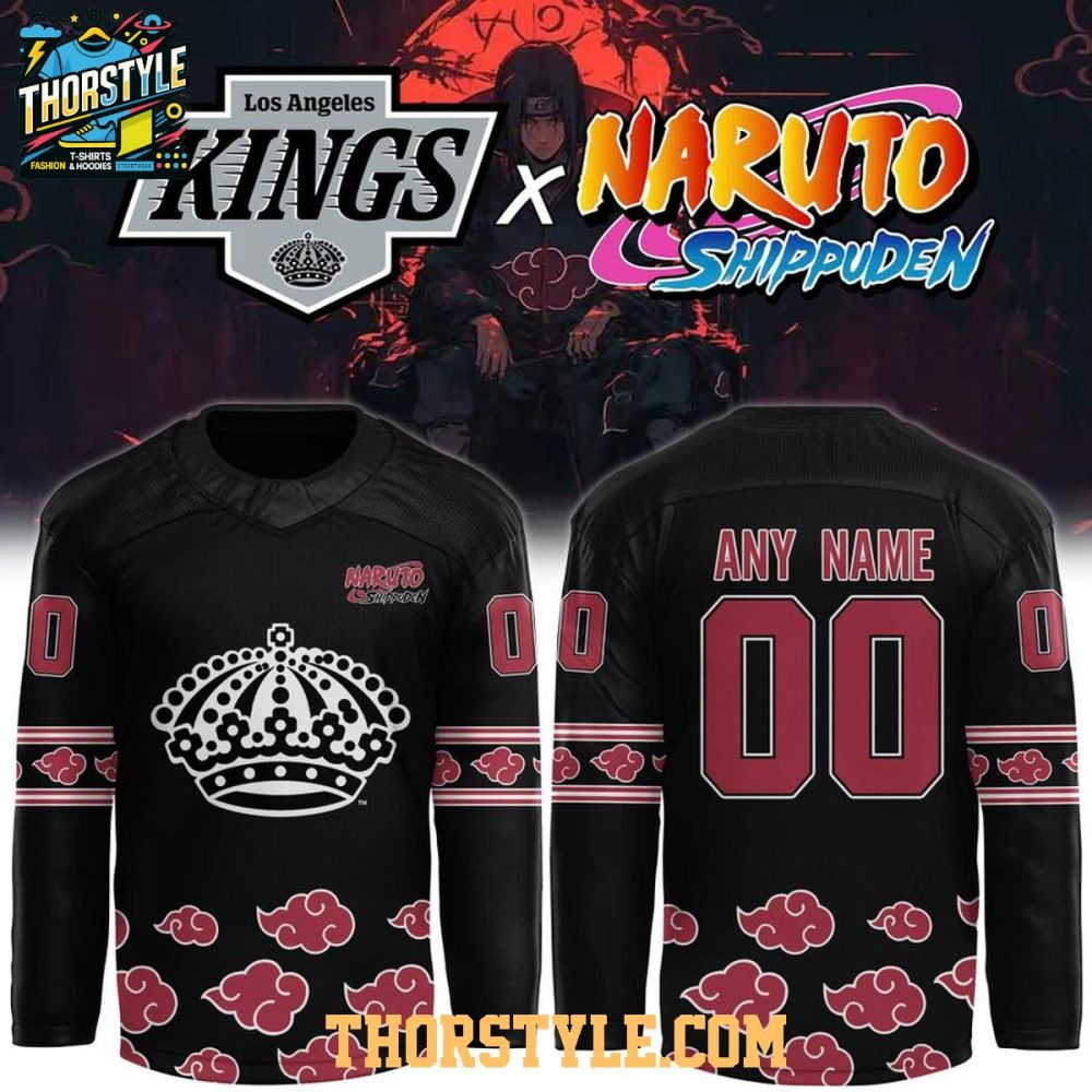 Los Angeles Kings Naruto Anime 2026 Akatsuki Personalized Hockey Jersey