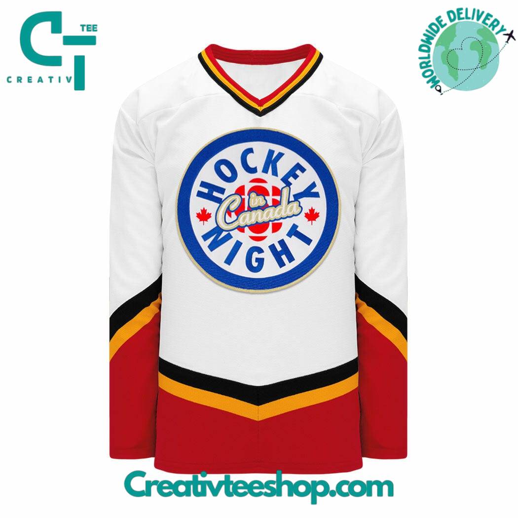 Calgary Flames Hockey Night In Canada Hockey Jersey