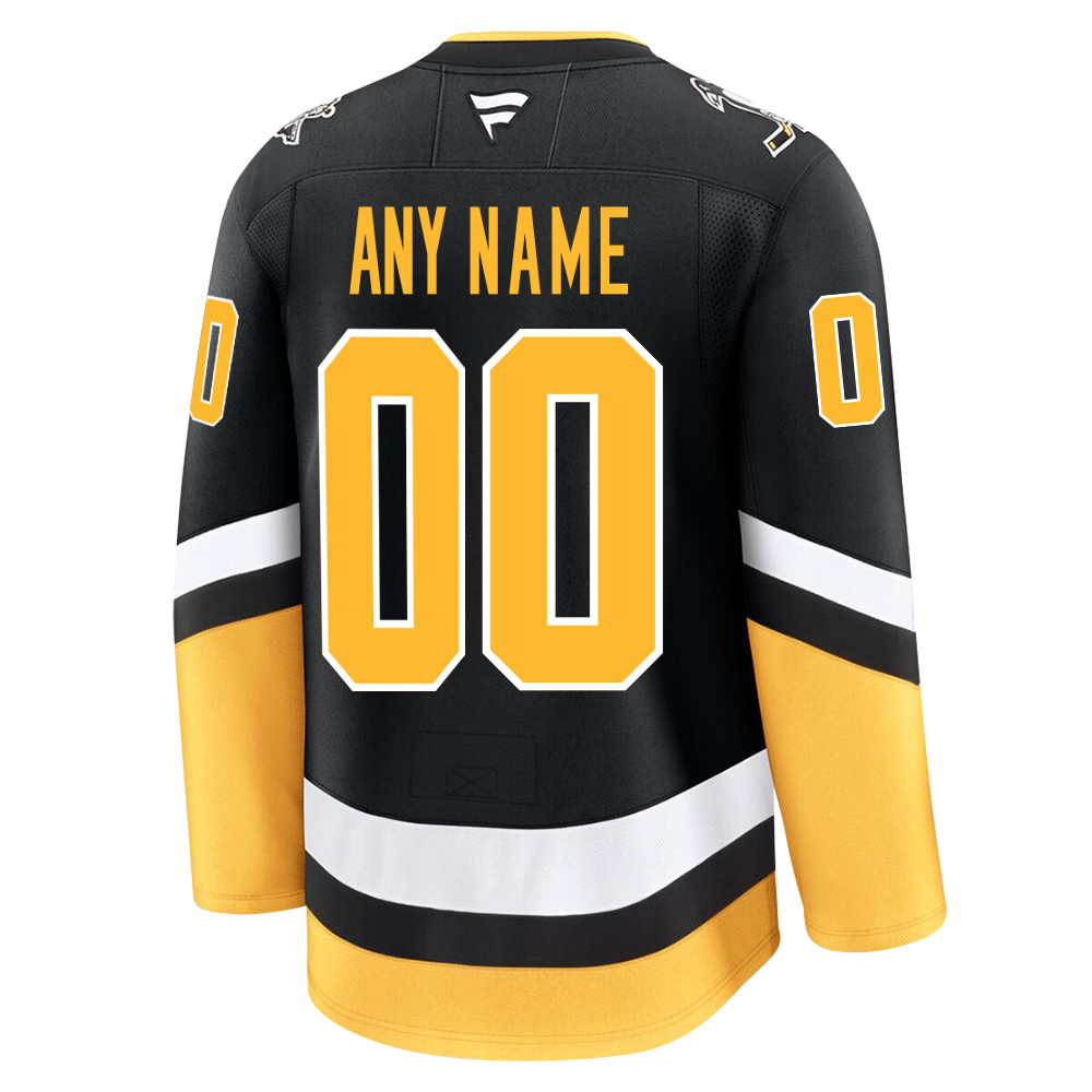 Customizable Pittsburgh Penguins 2024 Fanatics Premium Official NHL THIRD ALTERNATE Jersey