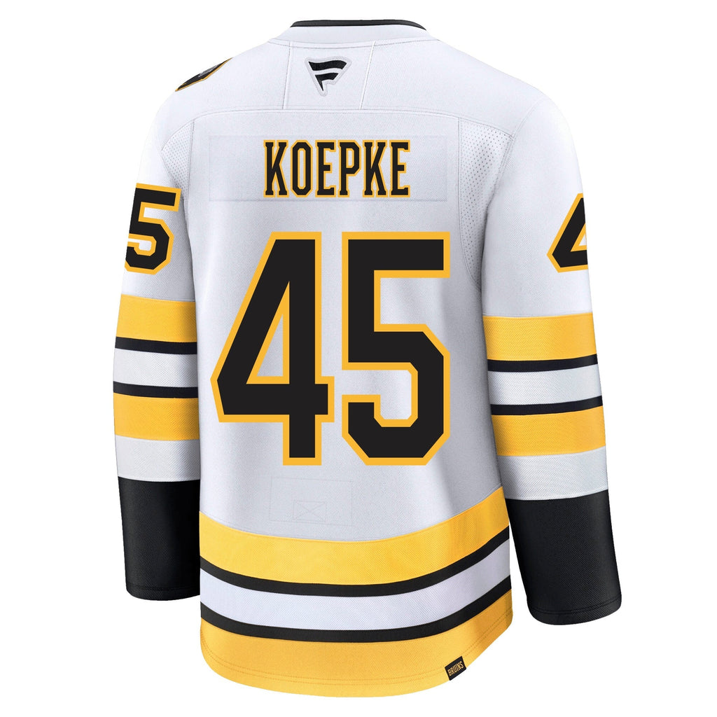 Cole Koepke Boston Bruins Fanatics Away Premium Jersey