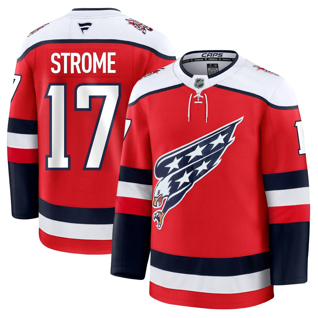 Dylan Strome Washington Capitals Fanatics Alternate Premium Jersey