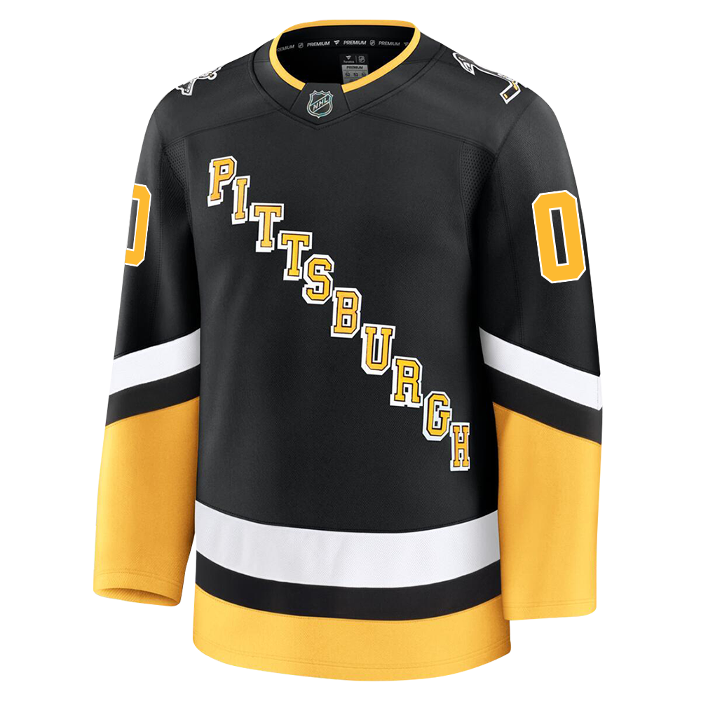 Customizable Pittsburgh Penguins 2024 Fanatics Premium Official NHL THIRD ALTERNATE Jersey