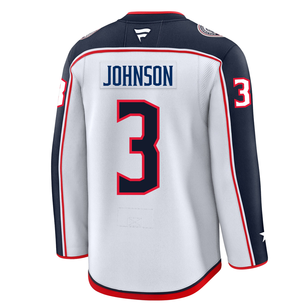 Jack Johnson Columbus Blue Jackets Fanatics Premium Away Jersey