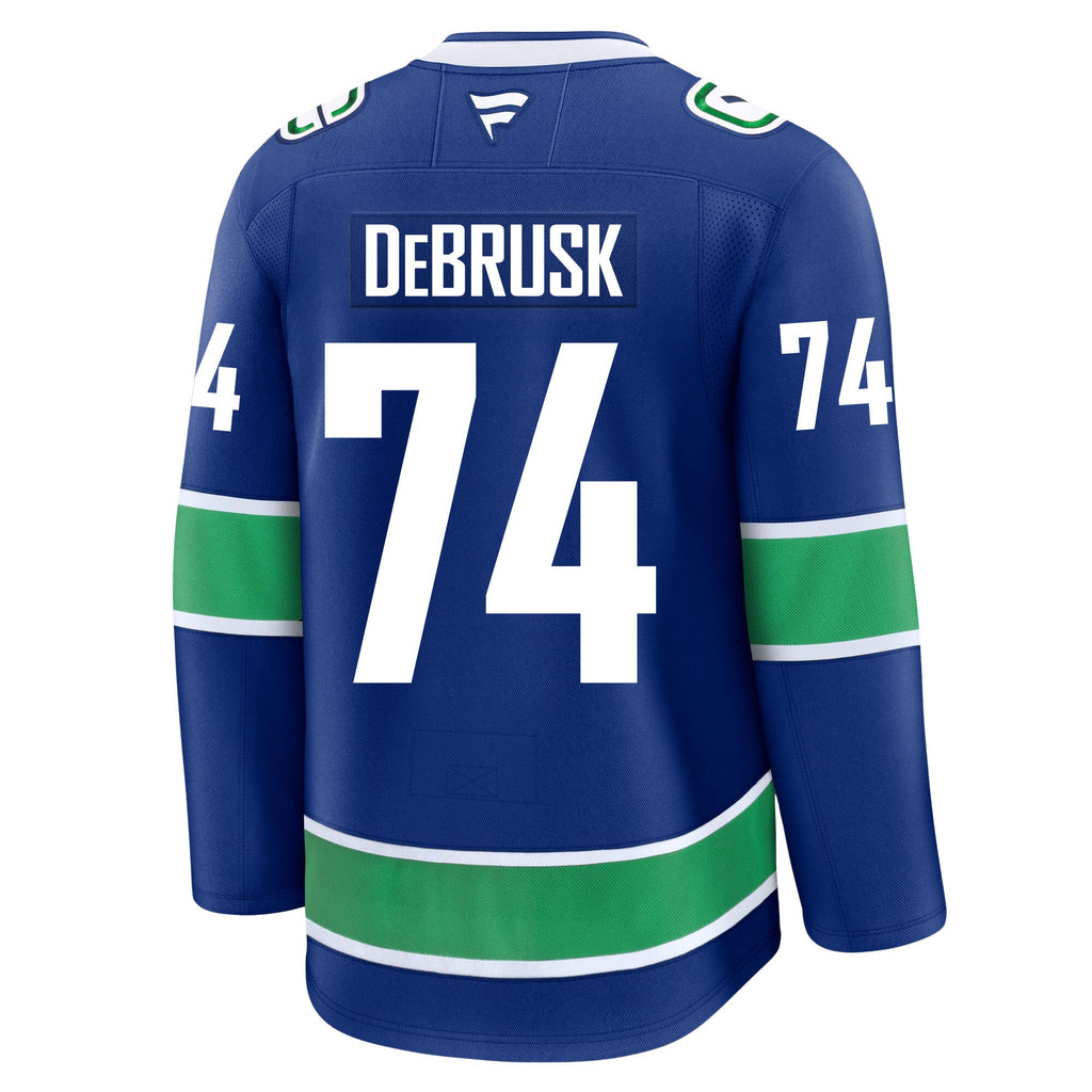 Jake Debrusk Vancouver Canucks Fanatics Premium Home Jersey