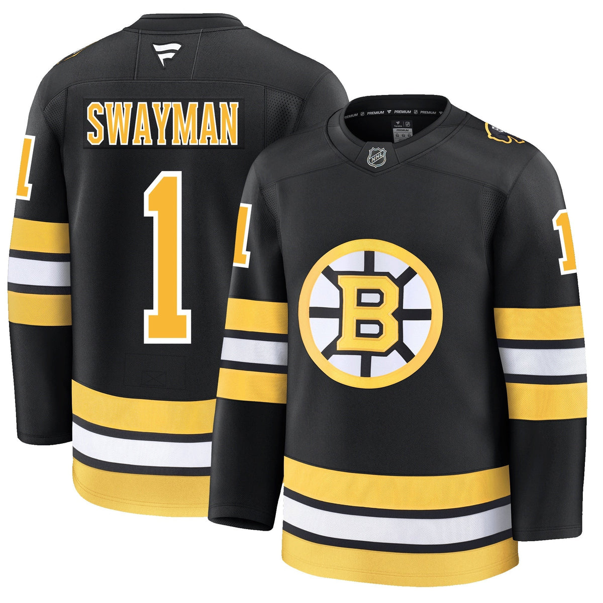 Jeremy Swayman Boston Bruins Fanatics Home Premium Jersey