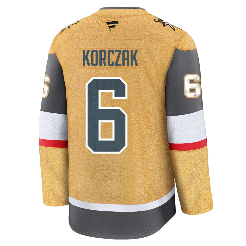 Kaedan Korczak Vegas Golden Knights Fanatics Premium Home Jersey