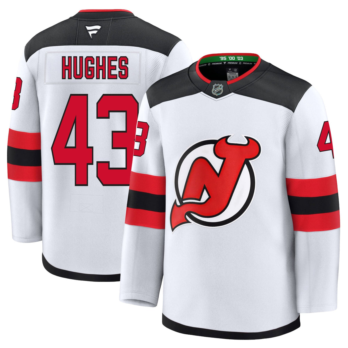 Luke Hughes New Jersey Devils Fanatics Premium Away Jersey