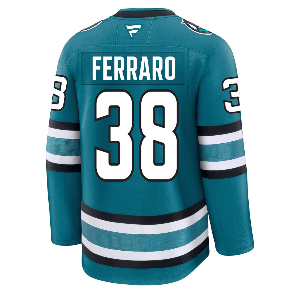 Mario Ferraro San Jose Sharks Fanatics Premium Home Jersey