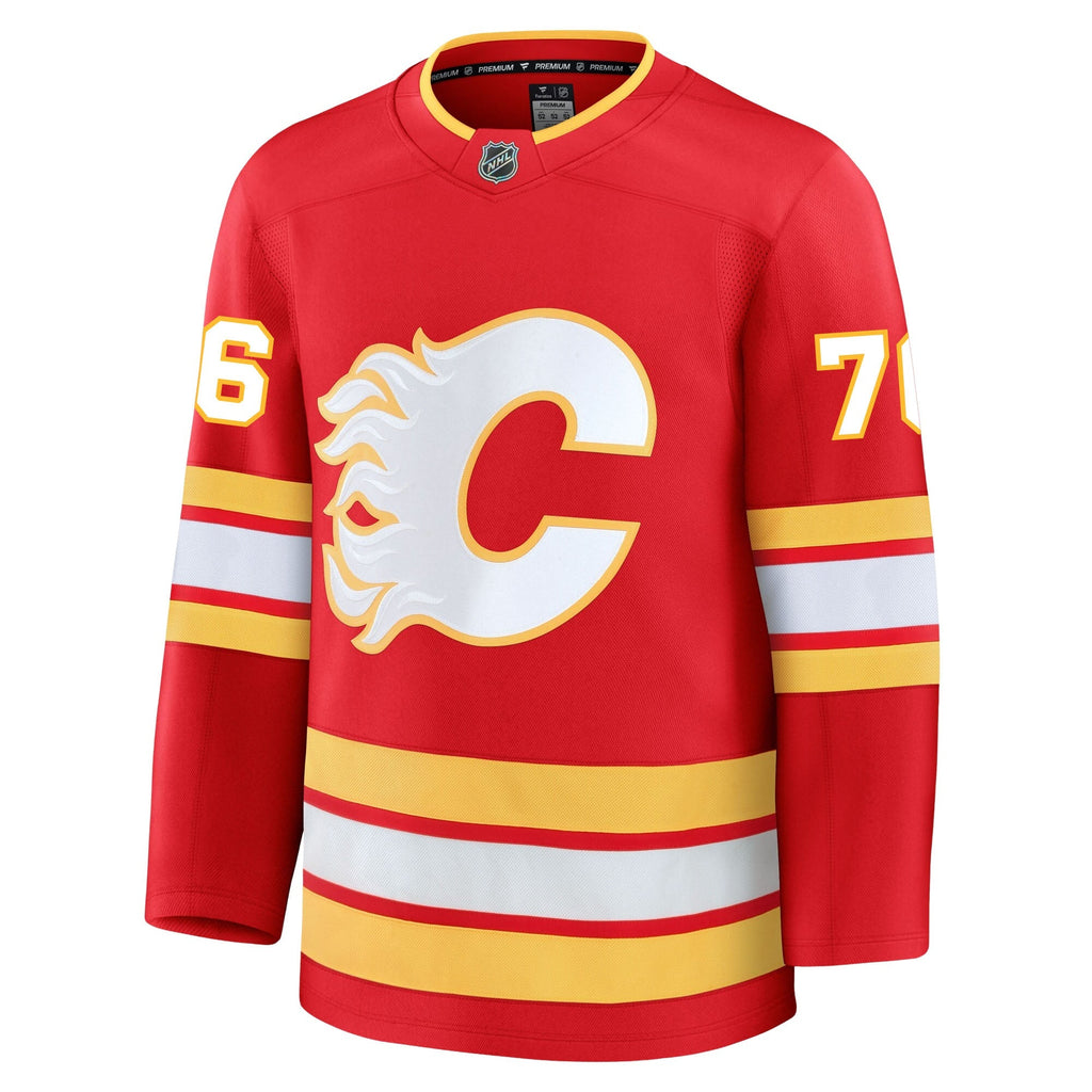 Martin Pospisil Calgary Flames Fanatics Premium Home Jersey