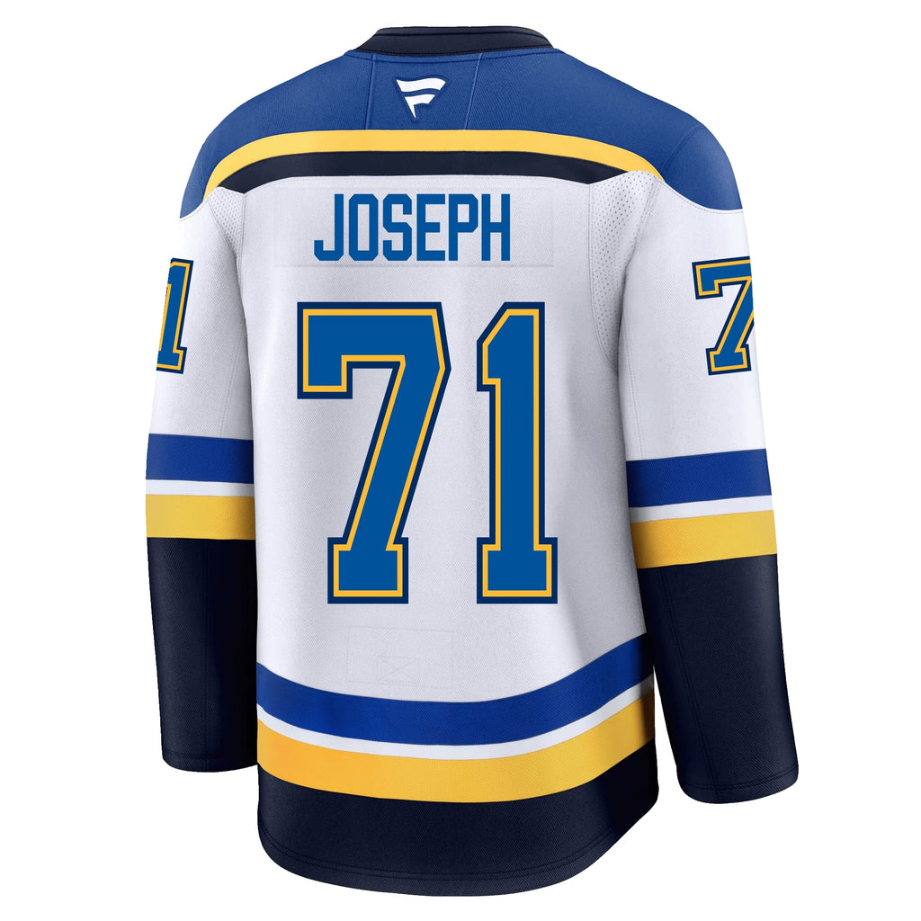 Mathieu Joseph St. Louis Blues Fanatics Premium Away Jersey