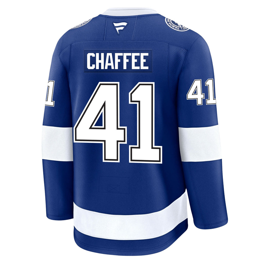 Mitchell Chaffee Tampa Bay Lightning Fanatics Premium Home Jersey