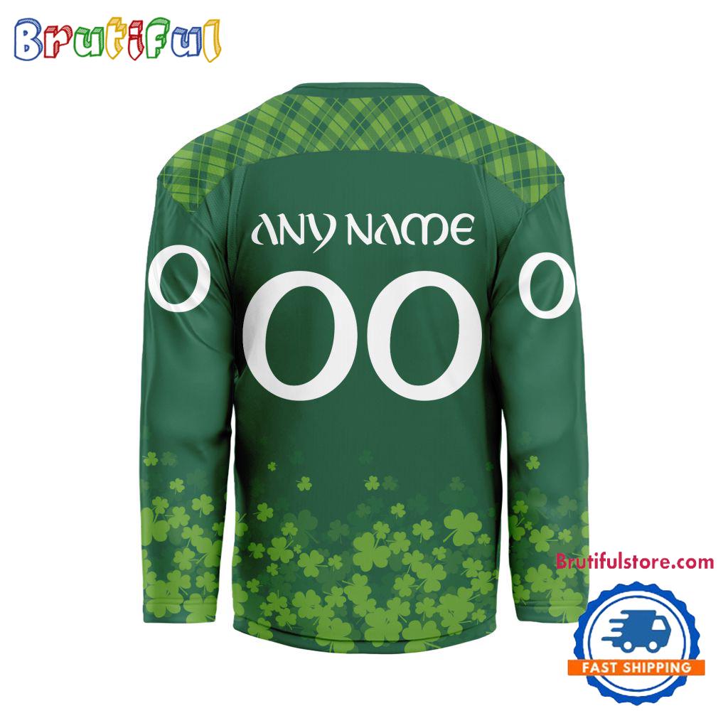 NHL Pittsburgh Penguins St.Patrick's Day New Design Hockey Jersey, NHL Patricks Day Jersey
