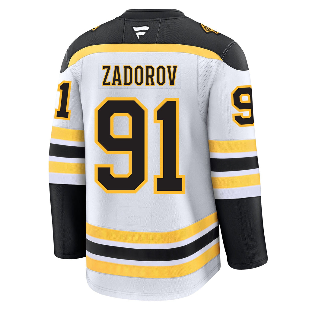 Nikita Zadorov Boston Bruins Fanatics Premium Away Jersey