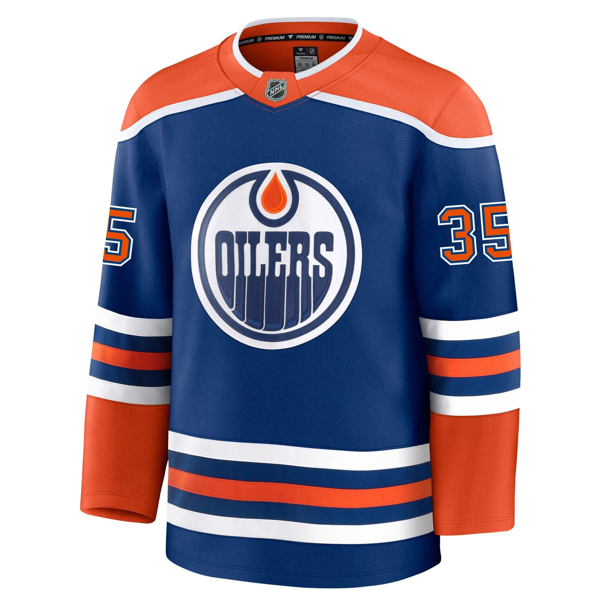 Olivier Rodrigue Edmonton Oilers Fanatics Premium Home Jersey