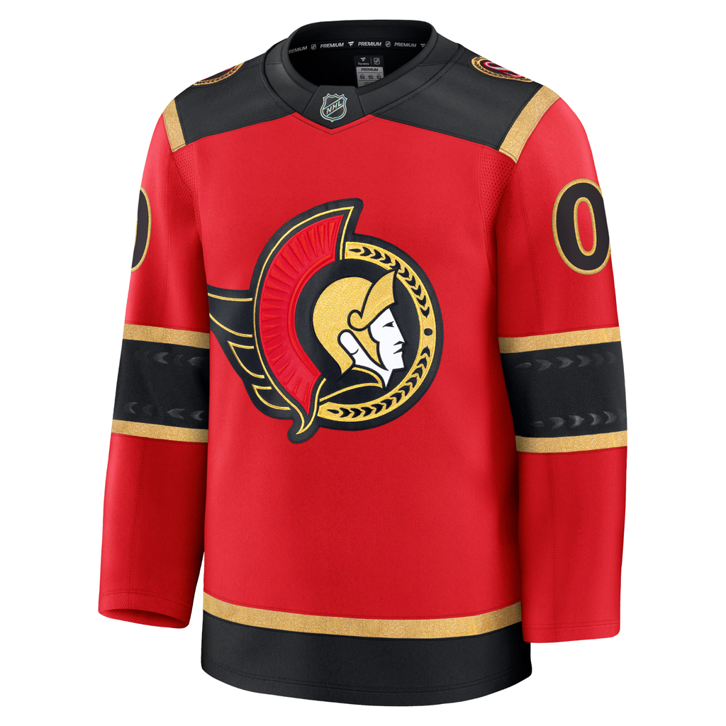 Customizable Ottawa Senators 2025 Fanatics Premium Official NHL Alternate Jersey