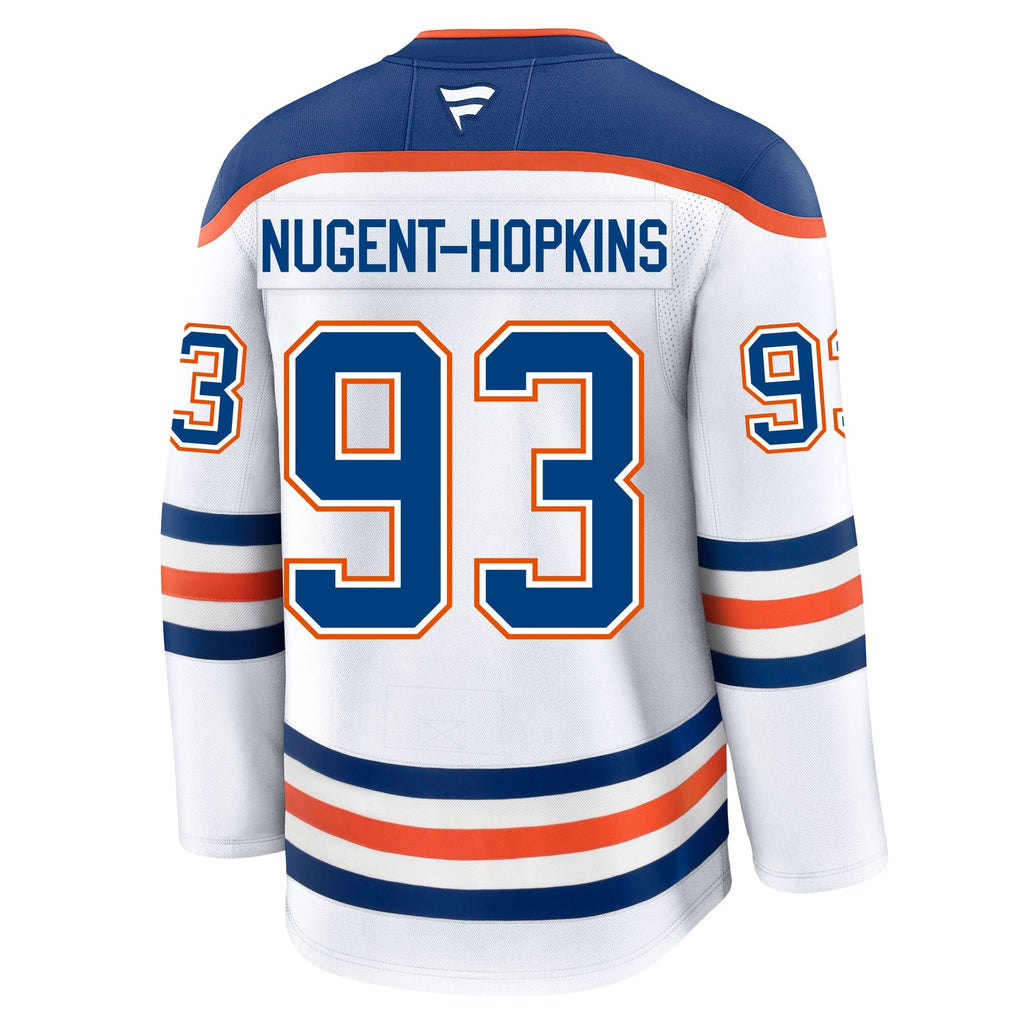 Ryan Nugent Hopkins Edmonton Oilers Fanatics Premium Away Jersey