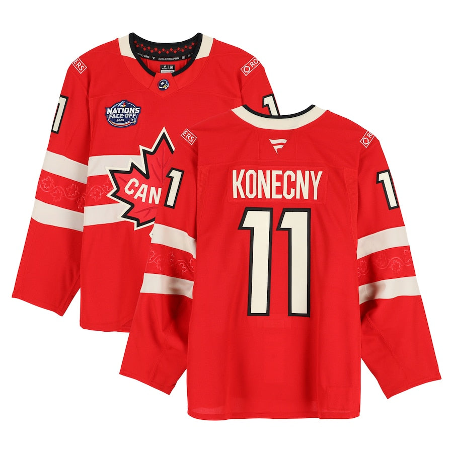 Travis Konecny Canada Game 4 Nations Face-Off #11 Red